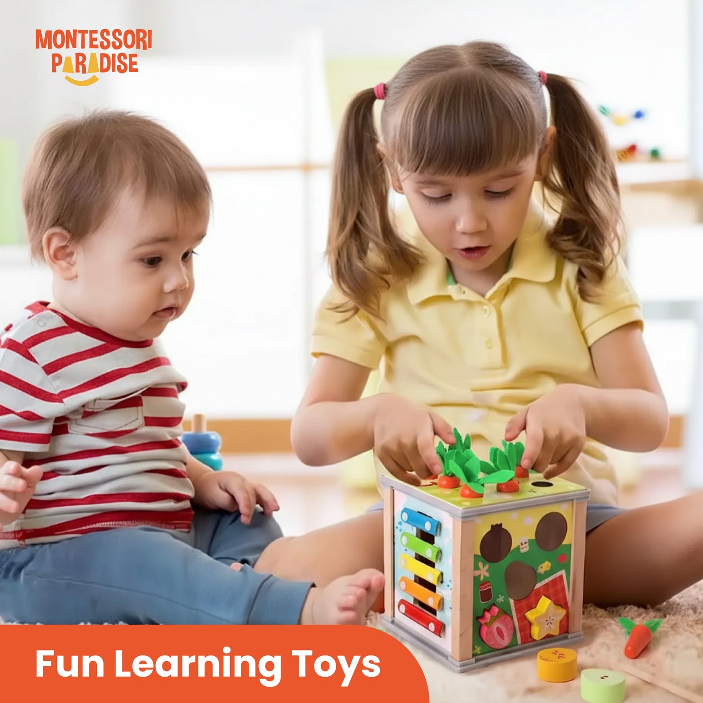 Montessori Discovery Box™ — Aprendizaje Sensorial Todo en Uno