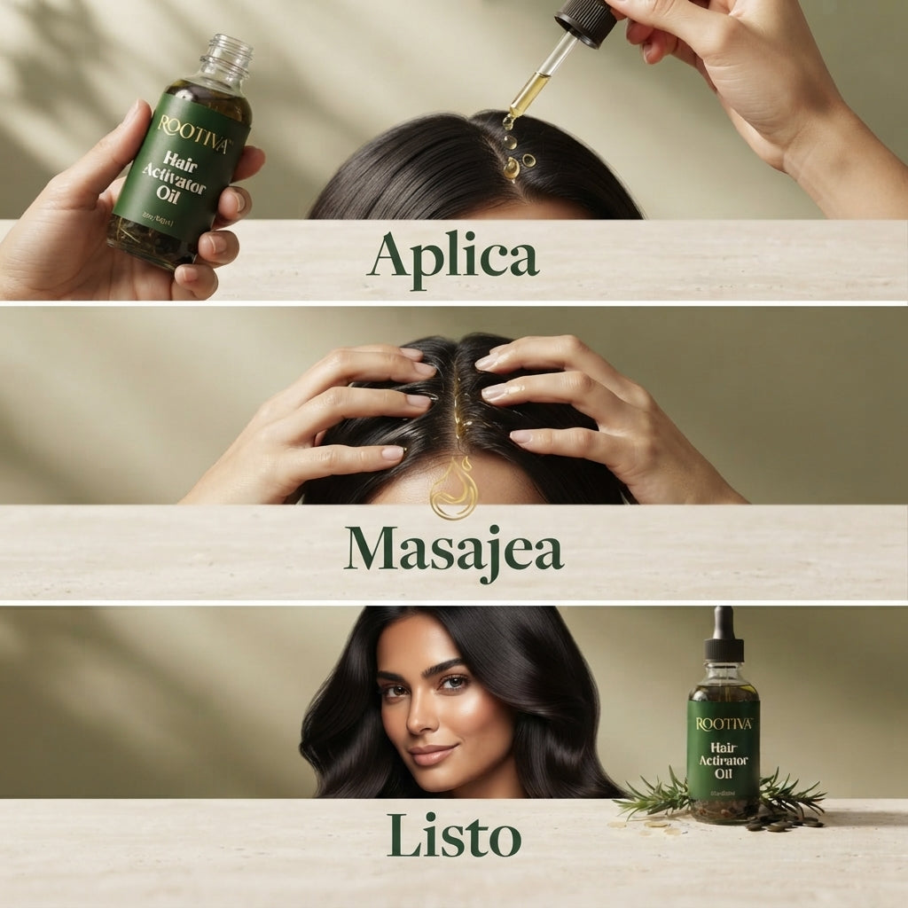 ROOTIVA™ | Cabello con Apariencia Más Densa Desde la Raíz