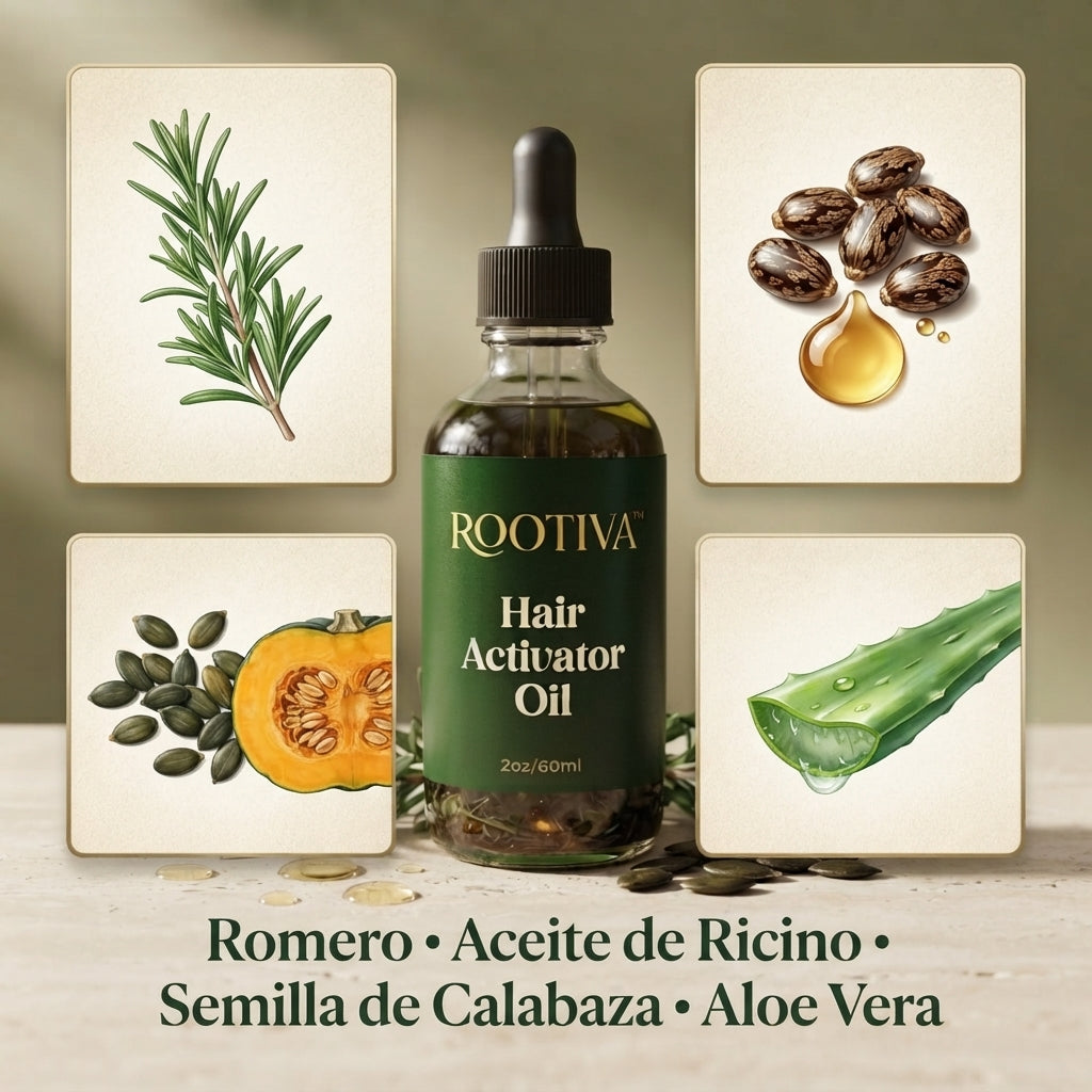 ROOTIVA™ | Cabello con Apariencia Más Densa Desde la Raíz